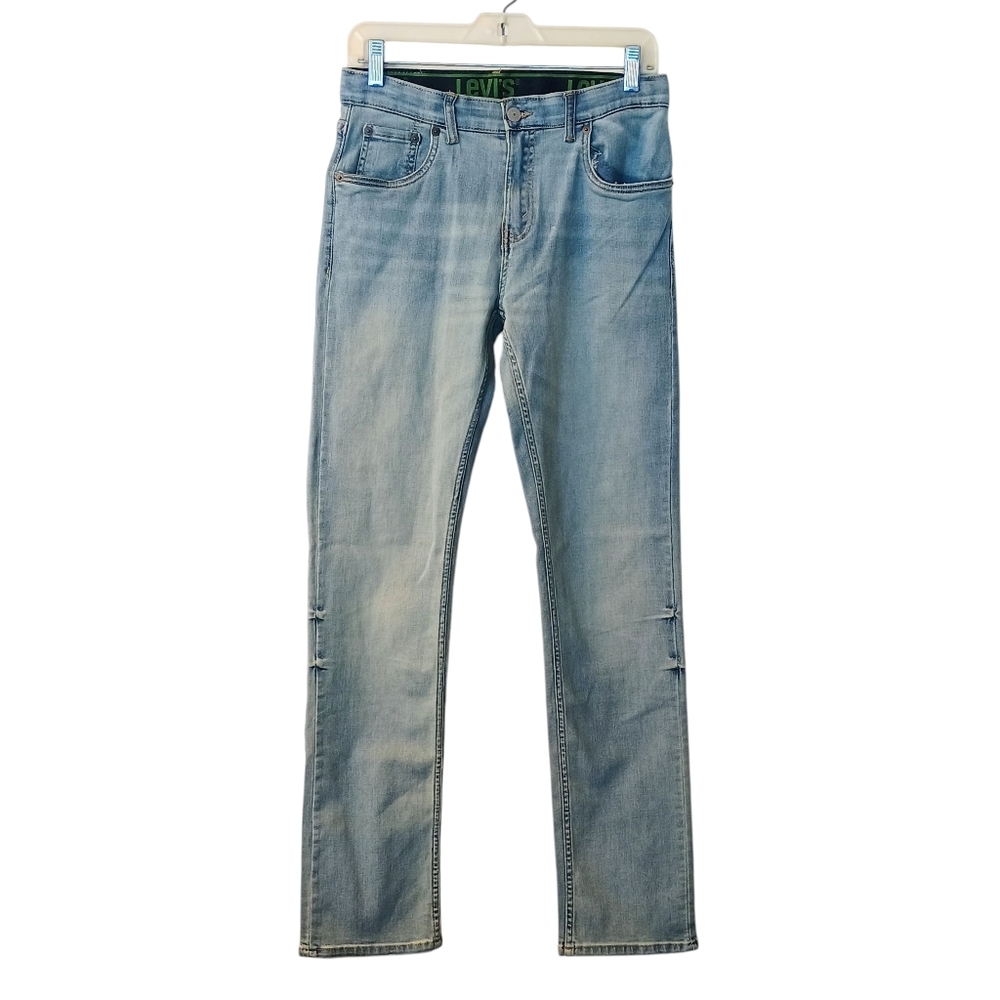 NEW Levi's Big Boys 511 Slim Fit Eco Performance Blue Jeans Size 18 Reg 29/31
